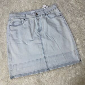 NWT LOfT Denim Mini Skirt